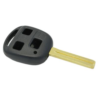 China Toyota Inner Milling 3-button Remote Key Casing Durable and Long-Lasting for sale