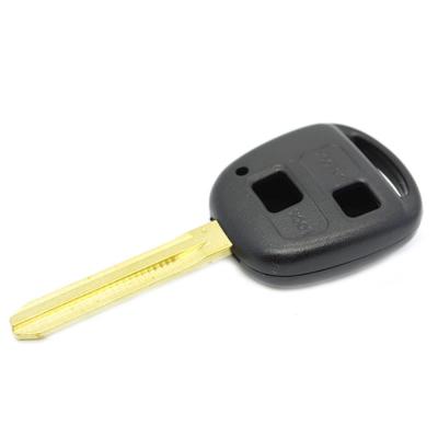 China Toyota Inner Milling 2-button Remote Key Casing Key Shell Original Wholesale for sale