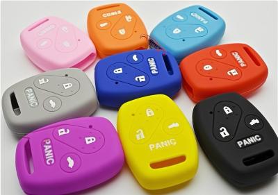 China Silicone Case 4 Button Car Remote Control for For Car Keys Honda ( Color Option ) for sale