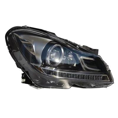 China Halogen xenon headlights car headlights c class C180C200C260 2011-2014 upgrade w204 LED high end headlight for Mercedes Benz for sale