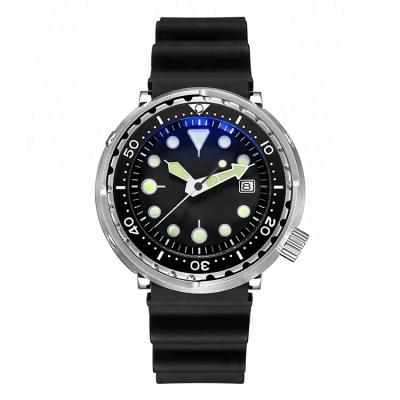 China VINTAGE Retail 316L Stainless Steel Tuna Japanese NH 35A Movement 20ATM Water Resistance Sterile Automatic Diver Dive Watch for sale