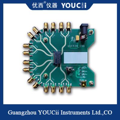 China tablero de prueba activo de la evaluación del rendimiento del módulo del Comité de Evaluación de 2000mA SFP QSFP28 EVB QSFP+ en venta