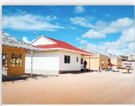 China La casa de acero del chalet de la luz de ISO3834 Q345B con el panel de la PU, Q235B prefabricó los equipos caseros en venta