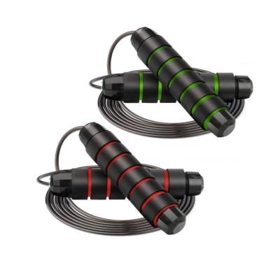 China Full Speed Adjustable And Foam Grip Fitness Amazon Wholesale Fitness Exercise Cable Speed Jump Rope With Foam Grip for sale