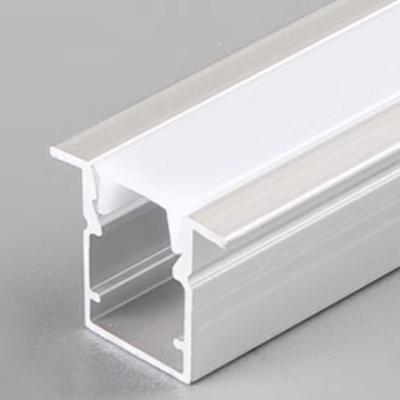 China Home Recessed Aluminium LED Profile Ultra-thin Design PMMA Clear Diffuser for sale
