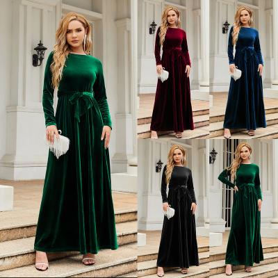 China Anti-wrinkle New 2022 Autumn And Winter Women's Skirts Long Sheath Long Sexy Party Dress Casual Wear Elegant Women's Dresses for sale