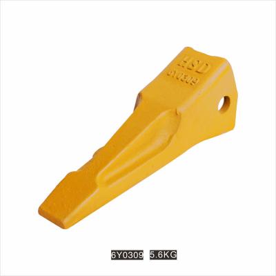 China 0.1m3 erpillar-Graafwerktuig Bucket Teeth 6Y0309 Te koop