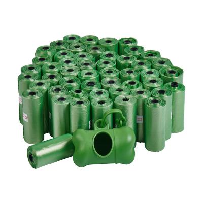 China Premium Biodegradable Plastic Sustainable Eco Compostable Corn Dog Waste Bag Disposable Dog Poop Bag For Outdoor for sale