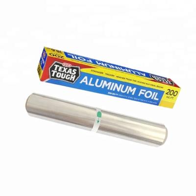 China Food Grade 45cm Kitchen Paper Aluminum Foil Roll Customizable for sale