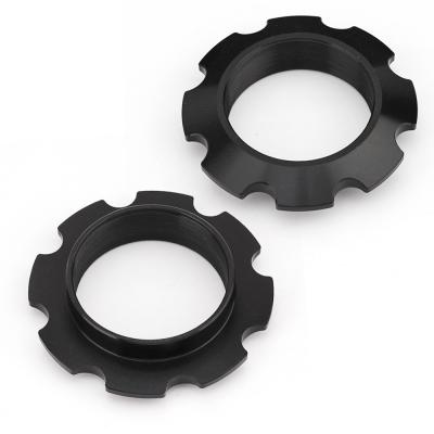 China Custom CNC Aluminum Processing Services Anodizing Black/gold Color for sale