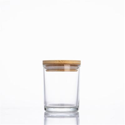 China High Qiality Canister Canister Wax Container Glass Candle Cup Transparent Spray Color Straight Glass for sale