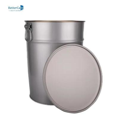 China Cubos grandes del metal de 25 litros, cubo vacío de la pintura durable con la tira sellada de la espuma en venta