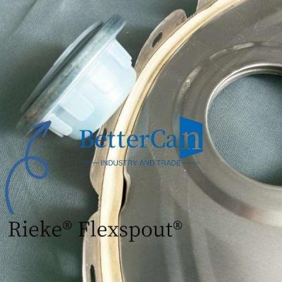 Cina 0.35mm Spessore Capo del secchio di stagno con Rieke Flexspout Accessori di stagno 0,38mm Gauge Capo del secchio in vendita