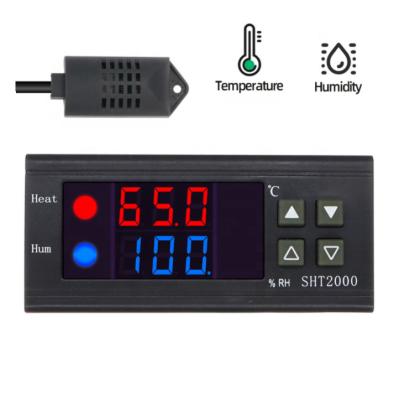 China Digital Temperature Humidity Controller Thermometer Hygrometer SHT2000 AC110V 220V for sale