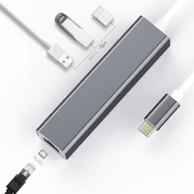 China Usb Hub 4 in 1 USB Type C Hub 4 in 1 High Speed Spliter Type C USB Hub with USB 3.0 Type C Hub Adapter for sale