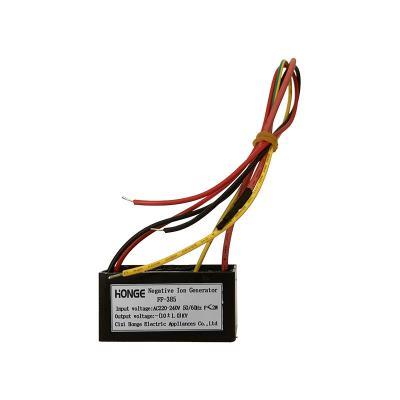 China High Efficiency High Quality Small Size Black 12V Negative Ion Generator Anion Generator Air Purifier Parts for sale