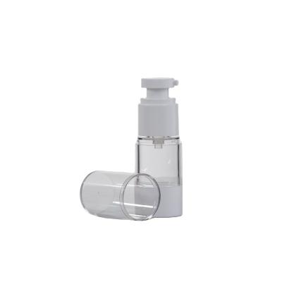 China Cosmetic Airless Pump Bottle For Heavy Cream 15ml Cosmetic Plastic Empty 50ml 100ml White for sale