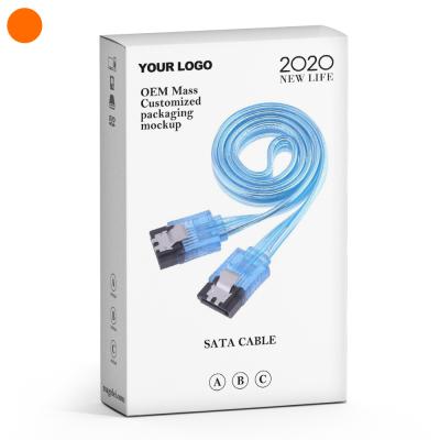 China Hard Disk Factory Price Super Speed Male To Sata Male Cable With Locking Latch for sale