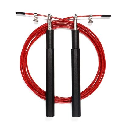 China Custom Wholesale Fitness Zakerda Aluminum Grip Packing Grip Anti-Slip Wire Training High Speed Jump Rope for sale
