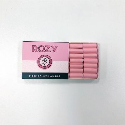 China Pintura de papel rosado para papel preenrollado de filtro de eliminación de cigarrillos 7 mm 8 mm en venta