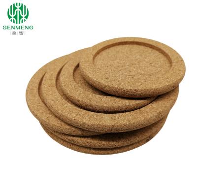 中国 Wholesale Round and Square Custom Promotion Gift Cork Placemats Cork Trivets 販売のため