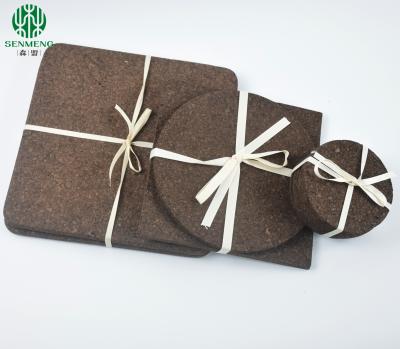 中国 Natural Factory Price Custom Size Black Eco-Friendly Cork Trivets 販売のため