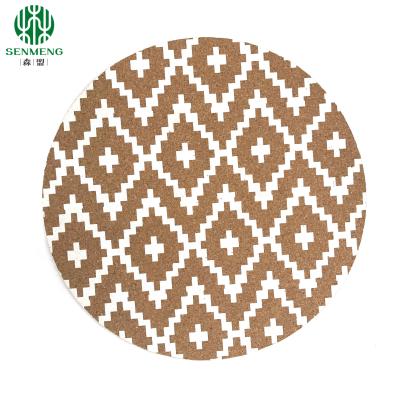 China Cork Cup Mat Natural Wholesale Custom Logo Resistant Kitchenware Cork Coaster for sale
