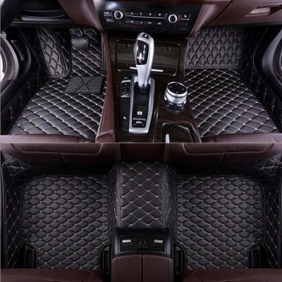 China Easy Cleaned Customized Wholesale Automotive Interior Beige Right Hand Drive Easy Clean Universal car floor mat min order 1 set for sale