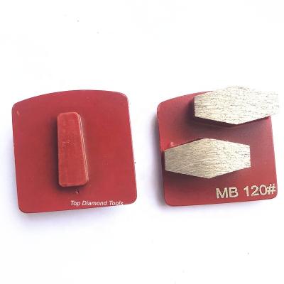 China Redi Super Aggressive Lock Diamond Grinding Head Concrete Floor for sale
