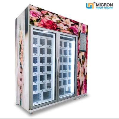 China Máquina expendedora grande de la flor de la ventana de cristal con el sistema de vigilancia de GPRS en venta