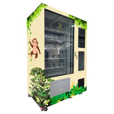 China Máquina de venda automática de alimentos para animais de capacidade de 270-540 PCs, com tela sensível ao toque e instruções passo a passo à venda