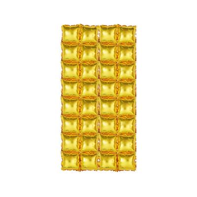 China Gift Toy Yachen 3D Two Rows 37*142cm Foil Balloon Wall Background For Party Wedding Birthday Decoration for sale