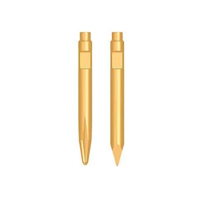 China Montabert Breaker Parts Chisel Mining Excavator Blunt Wedge Diamond Point Jack Hammer Moil Rock Breaker Chisel for sale