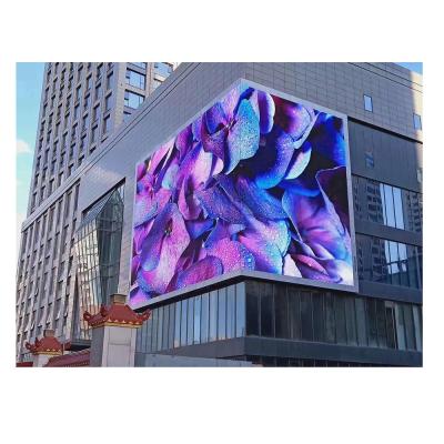 China Hd Full Color Buildings Advertising Digital Curve Outdoor Led Panel Screen for sale