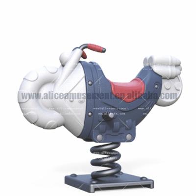 China Ride On Toy Lovely Horse Outdoor Kindergarten Amusement Equipment Rocking Children Can Choose From A Variety Of Rocking Horse Shapes for sale
