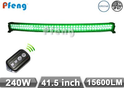 China barra clara conduzida curvada 240W da inundação branca do ponto do estroboscópio de um verde de 41,5 polegadas feixe combinado à venda