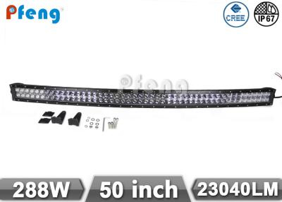 China A microplaqueta do Cree curvou 50 a barra clara conduzida da polegada 288W para fora da estrada IP67 impermeável à venda