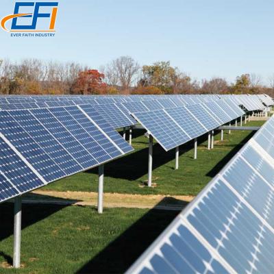 China Anodized Solar Tracking Mount Brackets Single Axle Structure Solar Tracker Solar Tracking Bracket for sale