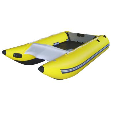 China Lightweight Inflatable Catamaran High Speed Cat Boat Inflatable Cat Boat for sale
