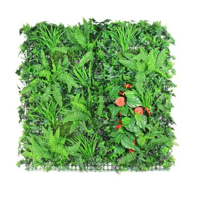 China Hot Selling Factory Selling Artificial Vertical Garden Panels Foliage Green Liing Wall For Outdoor for sale
