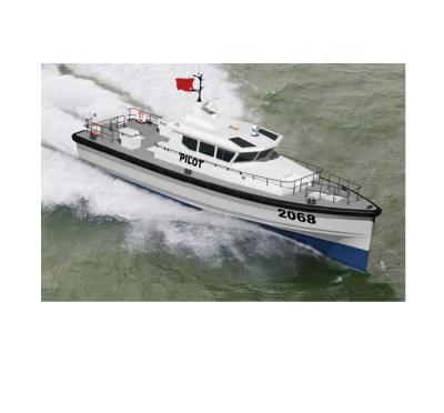 China Grandsea 21m Fiberglass FRP High Speed Pilot Boat For Sale Work Barge Australia for sale