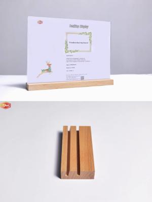 China 4x6 Inches Acrylic Sign Holder With Two Grooves Decorative Photo Frames Square Picture Frames for sale