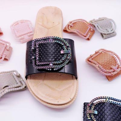 China Decorative Shoe Buckle Fashion Shoe Buckles Shoe Clips For High Heel Shoes Accessories For Women Flat Slipper for sale