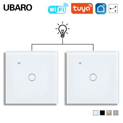 China 100Vac - 240Vac Dual Smart Light Switch Stair Bed Indicator Light Smart 3 Gang Light for sale