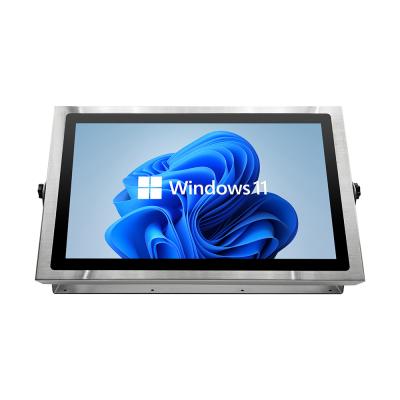 China 1920*1080 Resolution Stainless Steel Panel PC USB/RJ45/COM Interface 8GB/16GB Memory for Industrial and Commercial for sale