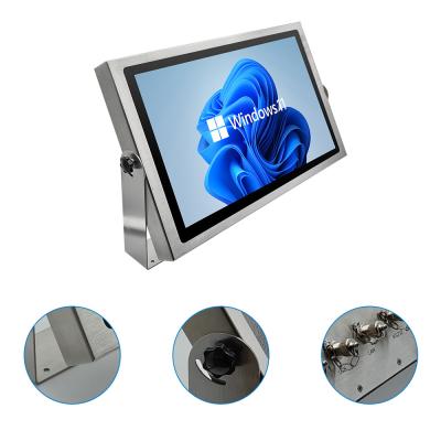 China Rugged Stainless Steel PC for Harsh Environments Waterproof IP65/67/68 USB/RJ45/COM Interface for sale