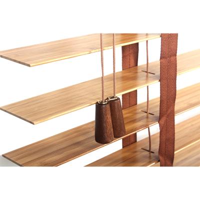 China Customization Durable High Quality Manual Indoor Bamboo Shades Horizontal Bamboo Shutters for sale