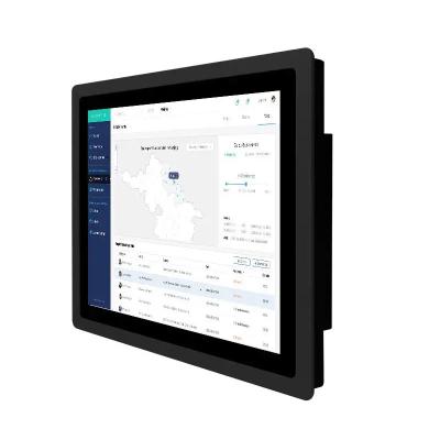 China Allen in Één Comité zetten Industriële Monitor met 21,5 op centimeter voor centimeter verplaatsen Capacitief Touch screen Te koop