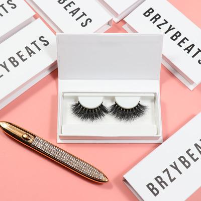 China Wholesale Custom Classic Thick False Eyelashes Natural Silk 3d Strip Eyelash Wrapping Full Lashes Seller for sale