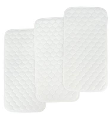China Highly Absorbent Washable Waterproof Cloth Infant Waterproof Diaper Changing Pad Hyposensitivity Pad For Babies 3 Counts for sale